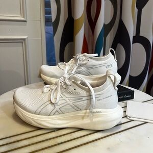 ASICS white sneakers